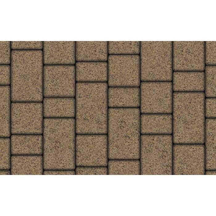 Плитка тротуарная Старый город Б.1.Ф.6см Гранит+ желтый с черным